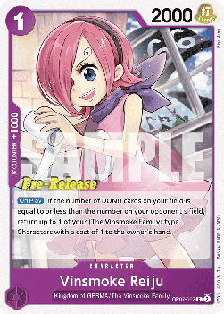 Vinsmoke Reiju (OP07-062) - Promos: 500 Years into the Future (Common) [OP07P-062]