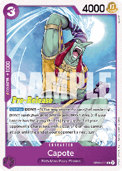 Capote (OP07-063) - Promos: 500 Years into the Future (Common) [OP07P-063]