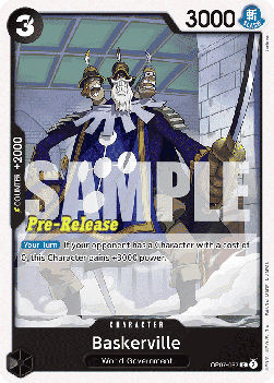 Baskerville (OP07-087) - Promos: 500 Years into the Future (Common) [OP07P-087]