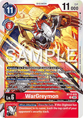 WarGreymon (BT17-015) - Secret Crisis (Rare) [BT-17-015]