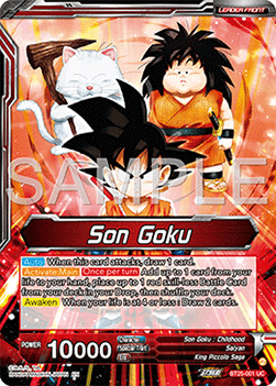 Son Goku // Son Goku, Face-Off With the Great Demon King (V.1 - Leader) - Legend of the Dragon Balls (Leader) [BT25-001]