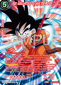Son Goku, Attack to Save the World (V.2 - Special Rare) - Legend of the Dragon Balls (Special Rare) [BT25-009]