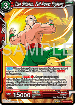 Tien Shinhan, Full-Power Fighting - Legend of the Dragon Balls (Common) [BT25-012]