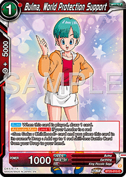 Bulma, World Protection Support - Legend of the Dragon Balls (Common) [BT25-015]