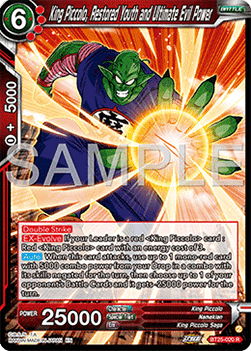 King Piccolo, Restored Youth and Ultimate Evil Power - Legend of the Dragon Balls (Rare) [BT25-020]