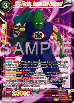 King Piccolo, Demon Clan Convened (V.1 - Super Rare) - Legend of the Dragon Balls (Super Rare) [BT25-021]