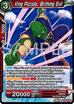 King Piccolo, Birthing Evil (V.2 - Uncommon) - Legend of the Dragon Balls (Uncommon) [BT25-022]