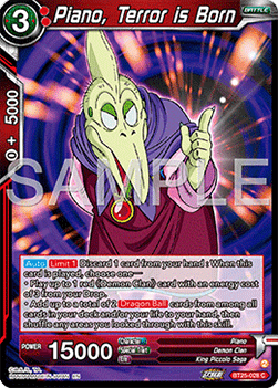 Piano, Terror is Born - Legend of the Dragon Balls (Common) [BT25-028]