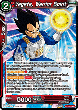 Vegeta, Warrior Spirit - Legend of the Dragon Balls (Rare) [BT25-029]
