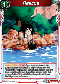 Rescue - Legend of the Dragon Balls (Uncommon) [BT25-033]