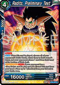 Raditz, Preliminary Test - Legend of the Dragon Balls (Common) [BT25-050]