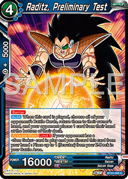 Raditz, Preliminary Test - Legend of the Dragon Balls (Common) [BT25-050]