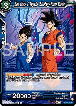 Son Goku & Vegeta, Strategy From Within - Legend of the Dragon Balls (Common) [BT25-053]