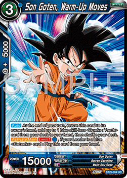 Son Goten, Warm-Up Moves - Legend of the Dragon Balls (Uncommon) [BT25-054]