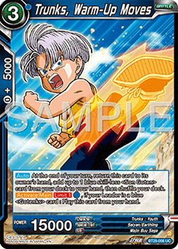 Trunks, Warm-Up Moves - Legend of the Dragon Balls (Uncommon) [BT25-056]