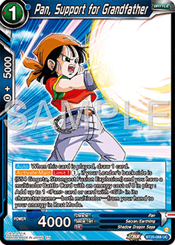 Pan, Support for Grandfather - Legend of the Dragon Balls (Uncommon) [BT25-068]