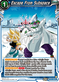 Escape From Subspace - Legend of the Dragon Balls (Rare) [BT25-069]