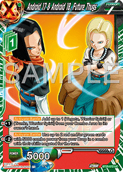 Android 17 & Android 18, Future Thugs - Legend of the Dragon Balls (Uncommon) [BT25-072]