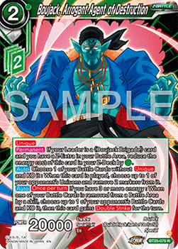 Boujack, Arrogant Agent of Destruction - Legend of the Dragon Balls (Rare) [BT25-075]