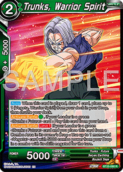 Trunks, Warrior Spirit - Legend of the Dragon Balls (Rare) [BT25-080]