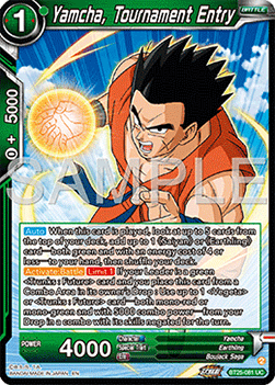 Yamcha, Tournament Entry - Legend of the Dragon Balls (Uncommon) [BT25-081]