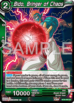 Bido, Bringer of Chaos - Legend of the Dragon Balls (Uncommon) [BT25-093]