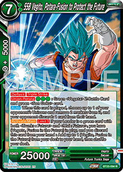 SSB Vegito, Potara-Fusion to Protect the Future - Legend of the Dragon Balls (Rare) [BT25-094]