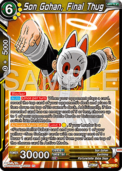 Son Gohan, Final Thug - Legend of the Dragon Balls (Common) [BT25-105]