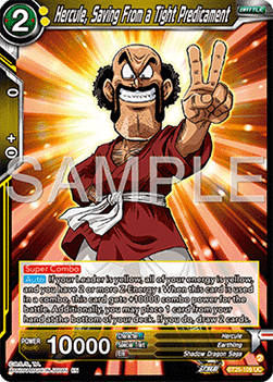 Hercule, Saving From a Tight Predicament - Legend of the Dragon Balls (Uncommon) [BT25-109]