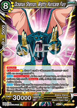 Oceanus Shenron, Mighty Hurricane Fury - Legend of the Dragon Balls (Rare) [BT25-116]