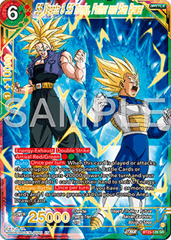 SS Vegeta & SS Trunks, Father and Son Power (V.1 - Super Rare) - Legend of the Dragon Balls (Super Rare) [BT25-128]