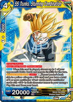 SS Trunks, Stunning Combination - Legend of the Dragon Balls (Rare) [BT25-136]