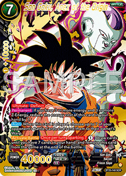 Son Goku, Apex of the Origin (V.1 - Secret Rare) - Legend of the Dragon Balls (Secret Rare) [BT25-148]
