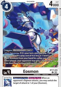 Eosmon (BT17-074) - Secret Crisis (Common) [BT-17-074]
