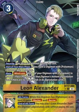 Leon Alexander (BT17-086) (V.2) - Secret Crisis (Alternative Art) [BT-17-086]