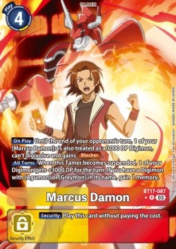 Marcus Damon (BT17-087) (V.2) - Secret Crisis (Alternative Art) [BT-17-087]
