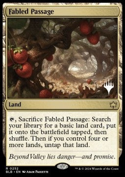 Fabled Passage (V.2) - Bloomburrow: Promos (Rare) [PBLB-252]
