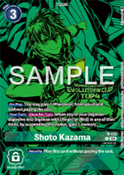 Shoto Kazama (P-133) (V.2) - Special Tournament Promos (Alternative Art) [STP-P-133]