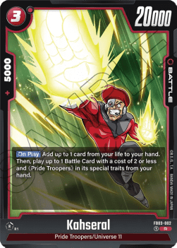 Kahseral (FB03-002) - Raging Roar [Fusion World] (Rare) [FB03-002]