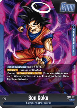 Son Goku // Son Goku (FB03-027)  (V.1 - Leader) - Raging Roar [Fusion World] (Leader) [FB03-027]