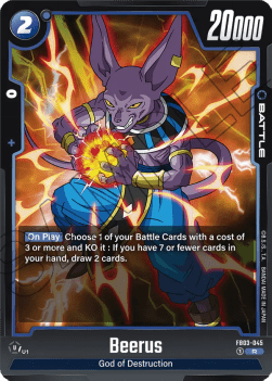 Beerus (FB03-045) - Raging Roar [Fusion World] (Rare) [FB03-045]