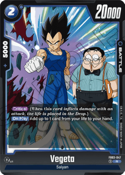 Vegeta (FB03-047) - Raging Roar [Fusion World] (Rare) [FB03-047]