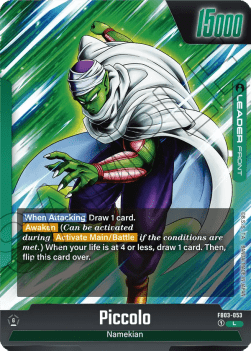 Piccolo // Piccolo (FB03-053)  (V.1 - Leader) - Raging Roar [Fusion World] (Leader) [FB03-053]