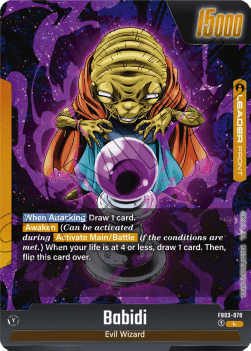 Babidi // Majin Buu (FB03-078)  (V.1 - Leader) - Raging Roar [Fusion World] (Leader) [FB03-078]