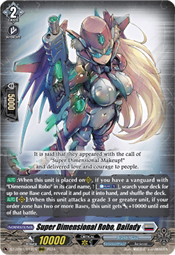 Super Dimensional Robo, Dailady  (V.1 - Triple Rare) - Dimensional Transcendence (Triple Rare) [DZ-BT03-012]