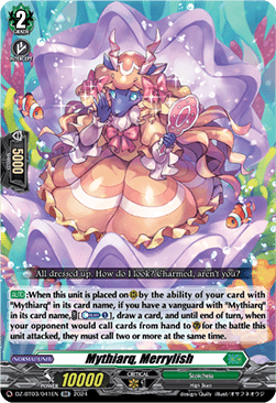 Mythiarq, Merrylish  (V.1 - Double Rare) - Dimensional Transcendence (Double Rare) [DZ-BT03-041]