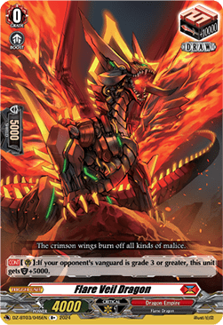 Flare Veil Dragon - Dimensional Transcendence (Rare) [DZ-BT03-045]