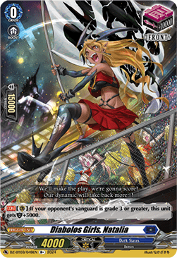 Diabolos Girls, Natalia - Dimensional Transcendence (Rare) [DZ-BT03-049]