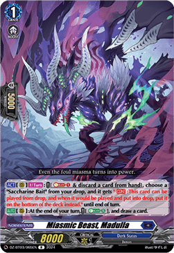 Miasmic Beast, Madulla  (V.1 - Rare) - Dimensional Transcendence (Rare) [DZ-BT03-065]