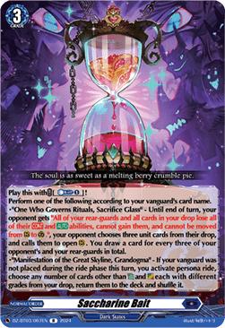 Saccharine Bait  (V.1 - Rare) - Dimensional Transcendence (Rare) [DZ-BT03-067]